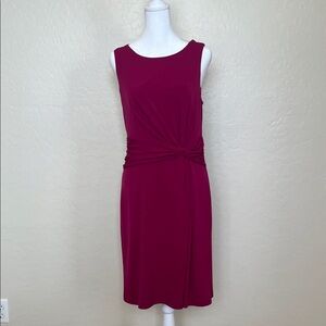 Muse Sleeveless Fuchsia Dress